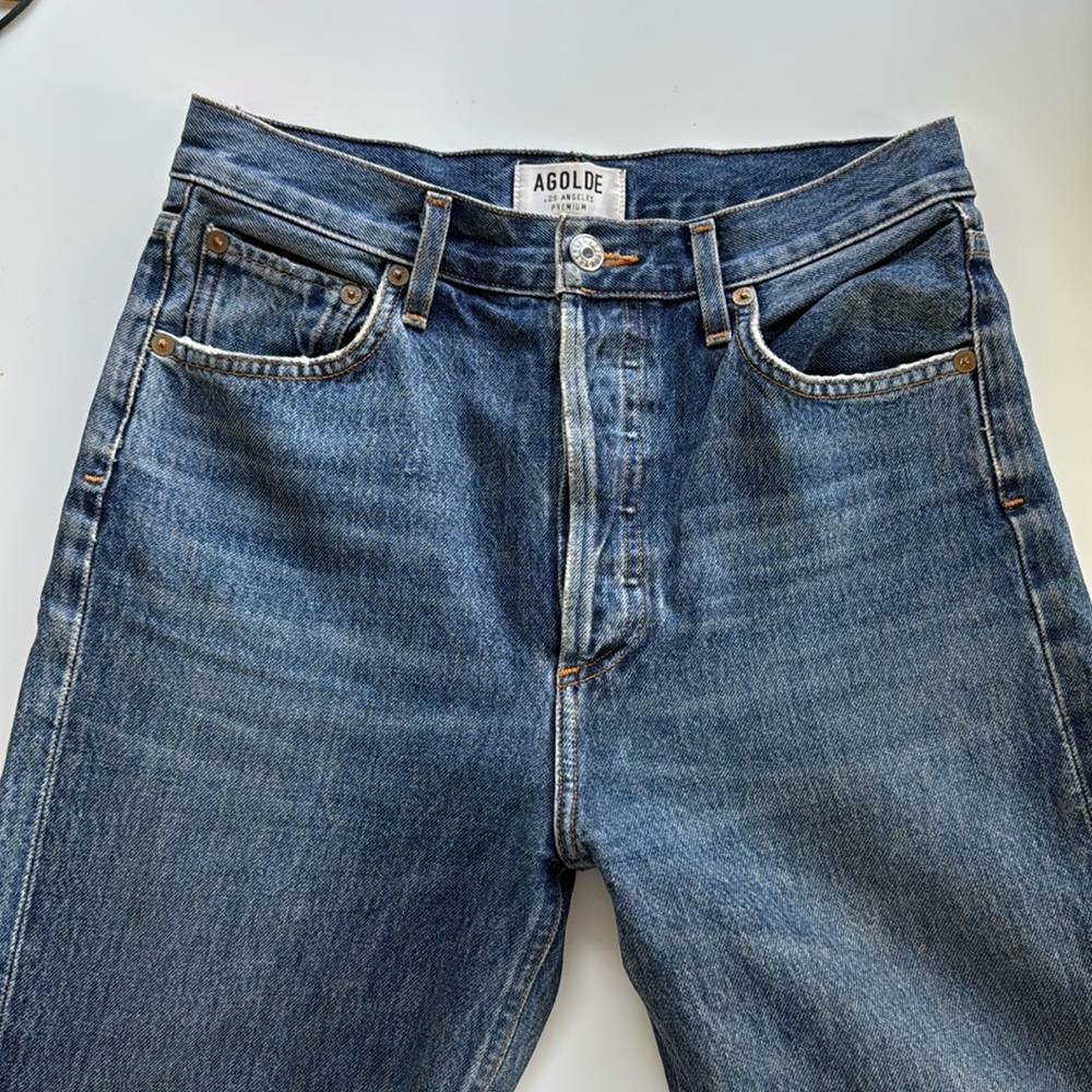 Agolde demin jeans boot cut style